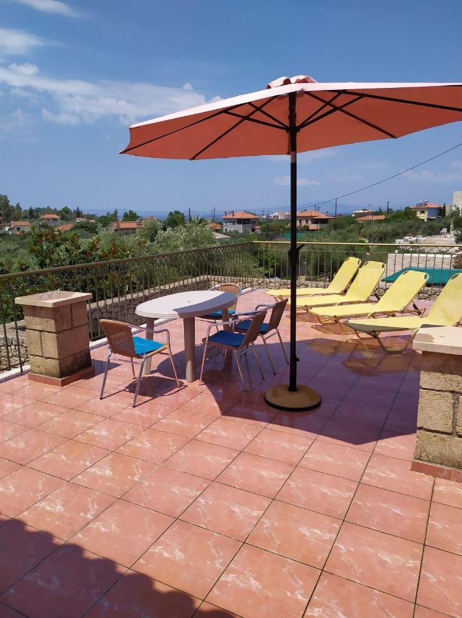 Markos Apartments 3 Stoupa Bagian luar foto