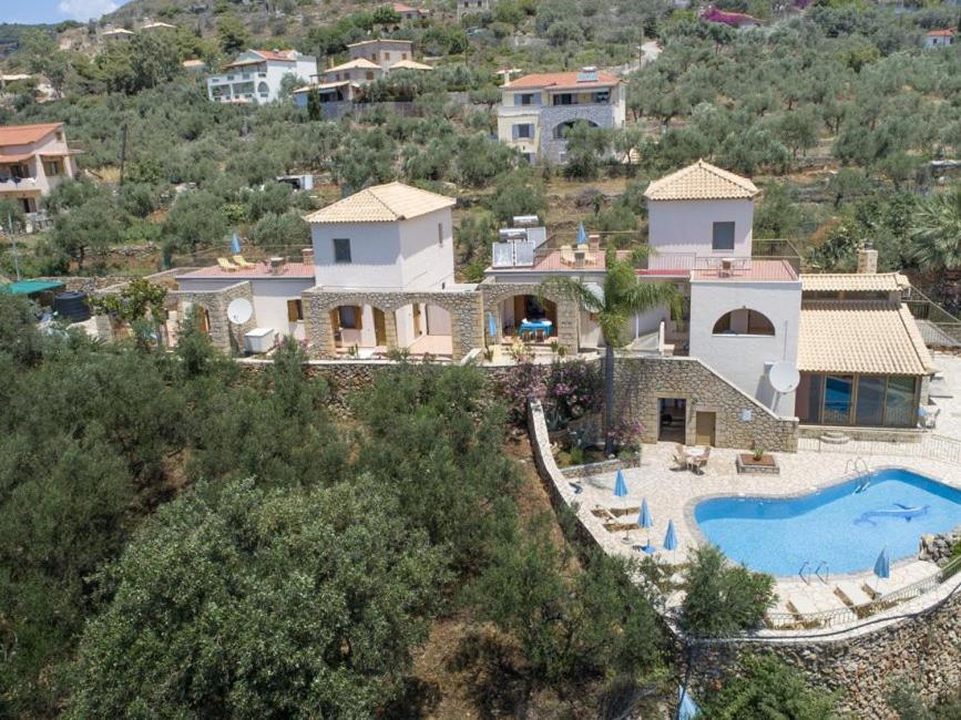 Markos Apartments 3 Stoupa Bagian luar foto